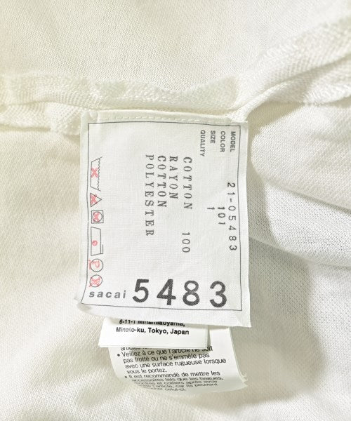 sacai เสื้อยืด/เสื้อท็อปส์