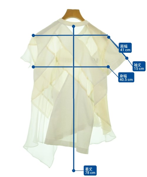 sacai เสื้อยืด/เสื้อท็อปส์