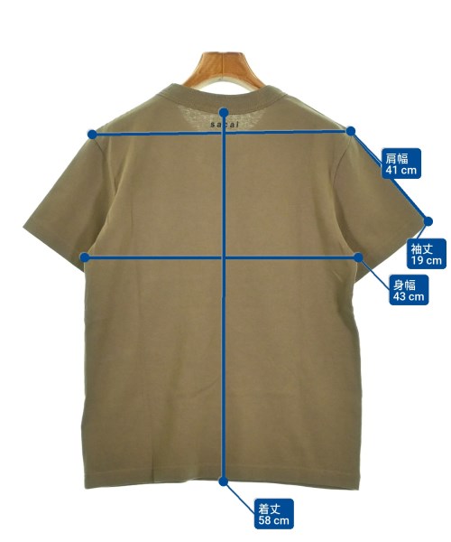 sacai เสื้อยืด/เสื้อท็อปส์