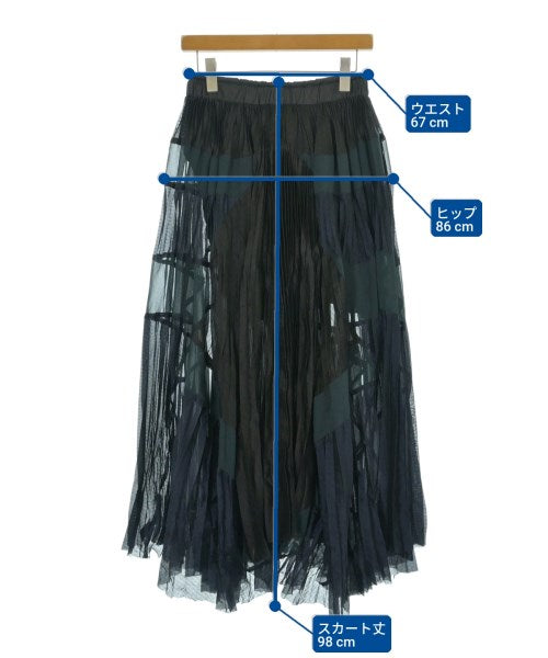 sacai กระโปรงยาวถึงเข่า