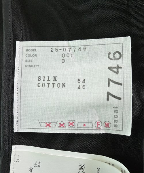 sacai แจ็คเก็ตลำลอง