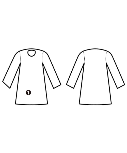 ROSSO เดรสที่เป็นเสื้อเชิ้ตตัวยาว