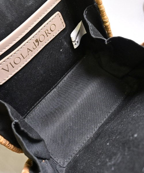 VIOLA d'ORO กระเป๋าทรงตะกร้า