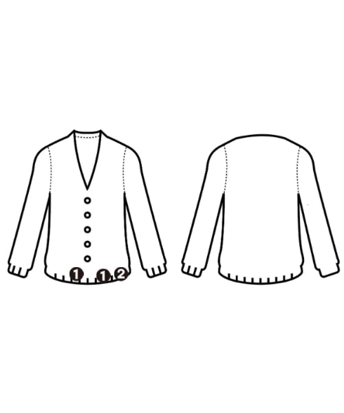 ENFOLD เสื้อคาร์ดิแกน