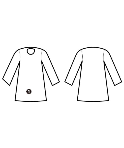J.PRESS เดรสที่เป็นเสื้อเชิ้ตตัวยาว