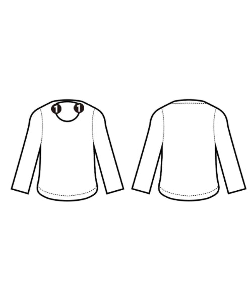 LOOPWHEELER เสื้อยืด/เสื้อท็อปส์