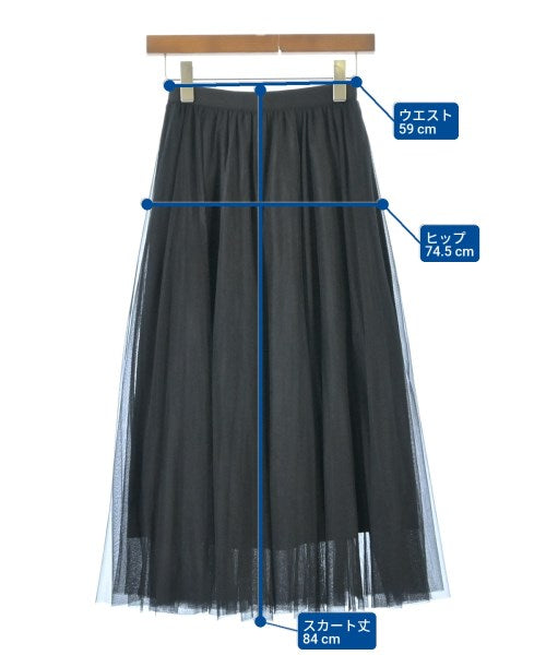 M-premier BLACK กระโปรงยาว/แม็กซี่ยาว