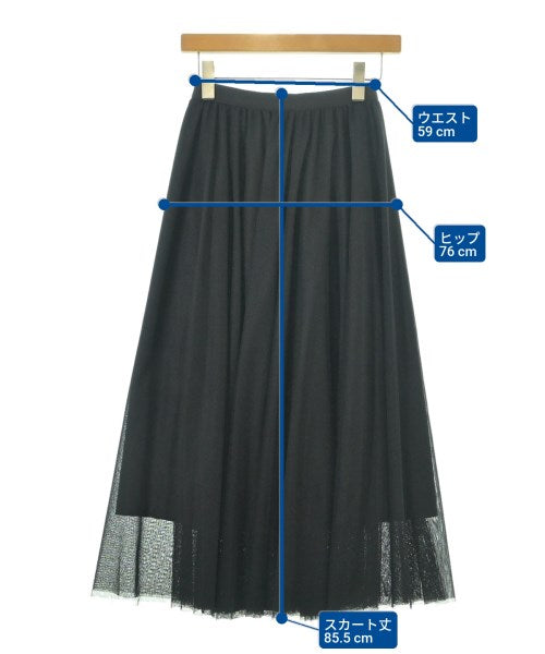 M-premier BLACK กระโปรงยาว/แม็กซี่ยาว