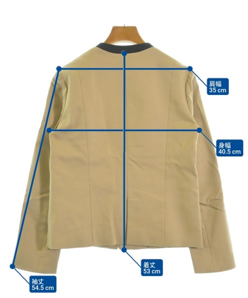 Demi-Luxe BEAMS แจ็คเก็ตไม่มีปก