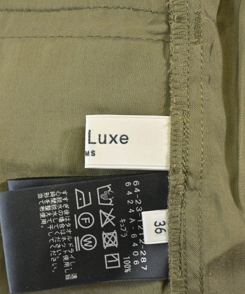 Demi-Luxe BEAMS กางเกงมีกระเป๋าข้างกางเกง2-4 กระเป๋า