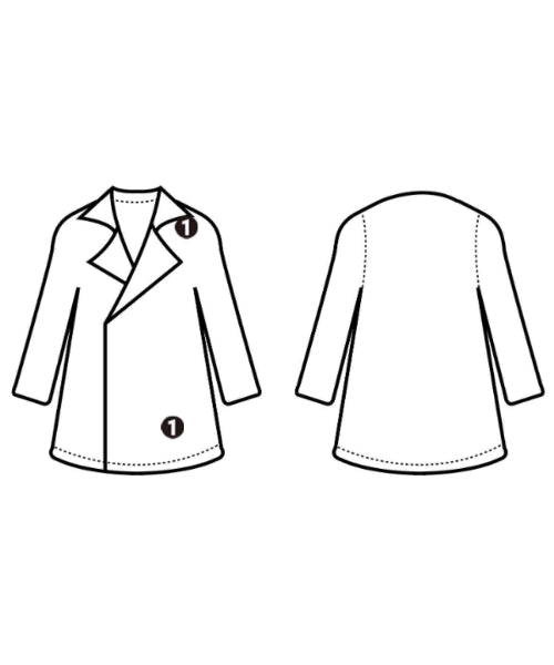 Demi-Luxe BEAMS เสื้อกันฝน