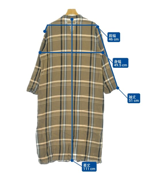 Demi-Luxe BEAMS เดรสที่เป็นเสื้อเชิ้ตตัวยาว