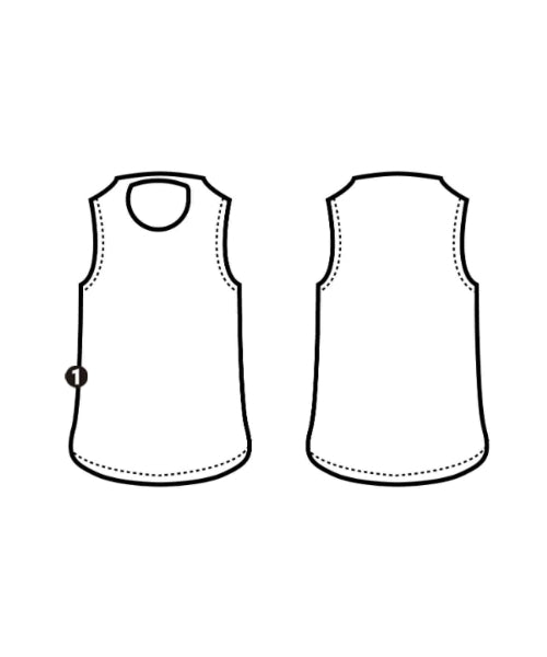 mizuiro ind เสื้อแขนกุด
