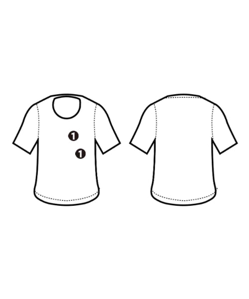 mizuiro ind เสื้อยืด/เสื้อท็อปส์