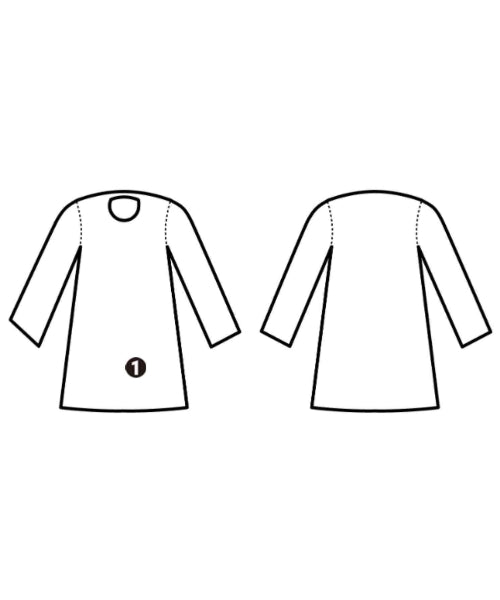 mizuiro ind เดรสที่เป็นเสื้อเชิ้ตตัวยาว