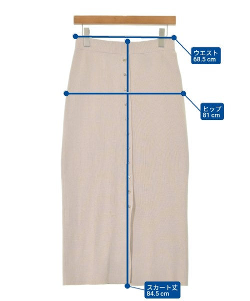 Droite Lautreamont กระโปรงยาว/แม็กซี่ยาว