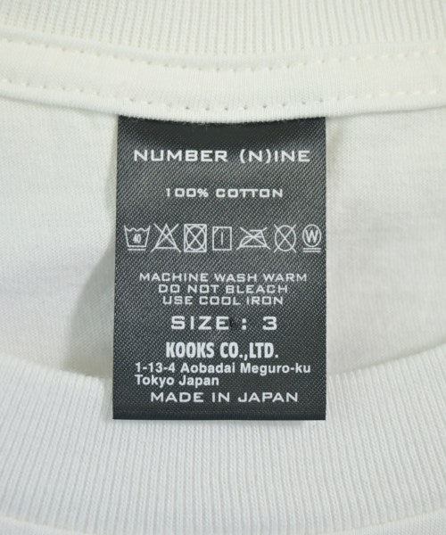 NUMBER NINE เสื้อยืด/เสื้อท็อปส์