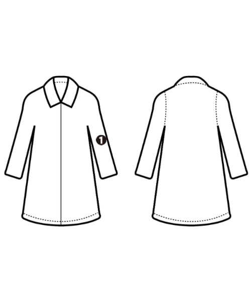 LANVIN COLLECTION เสื้อคลุมคอปก Soutien