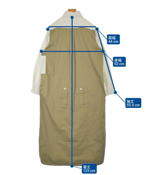 NIGEL CABOURN เดรสที่เป็นเสื้อเชิ้ตตัวยาว