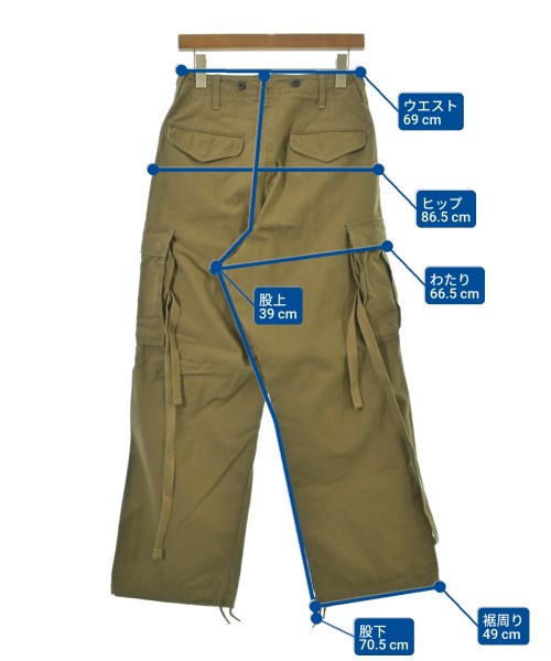 NIGEL CABOURN กางเกงมีกระเป๋าข้างกางเกง2-4 กระเป๋า