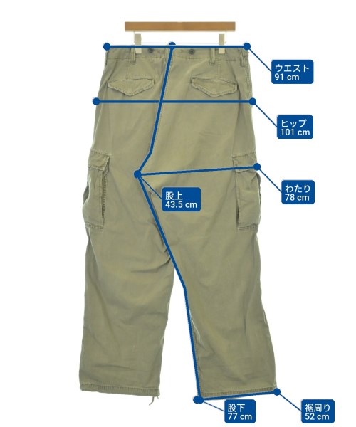 NIGEL CABOURN กางเกงมีกระเป๋าข้างกางเกง2-4 กระเป๋า