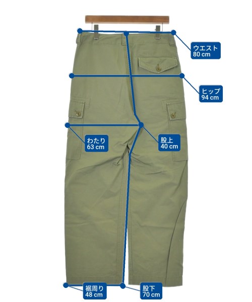NIGEL CABOURN กางเกงมีกระเป๋าข้างกางเกง2-4 กระเป๋า