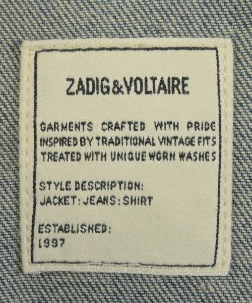 ZADIG & VOLTAIRE แจ็คเก็ตยีนส์