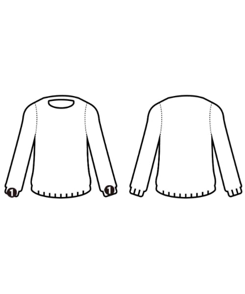 AKIRA NAKA เสื้อกันหนาว
