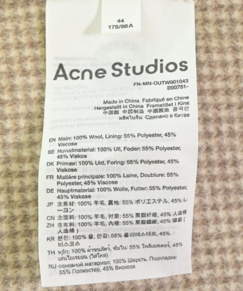 Acne Studios เสื้อคลุมคอปก Soutien