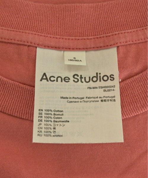 Acne Studios เสื้อยืด/เสื้อท็อปส์