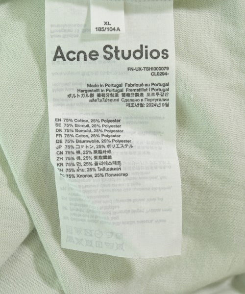 Acne Studios เสื้อยืด/เสื้อท็อปส์