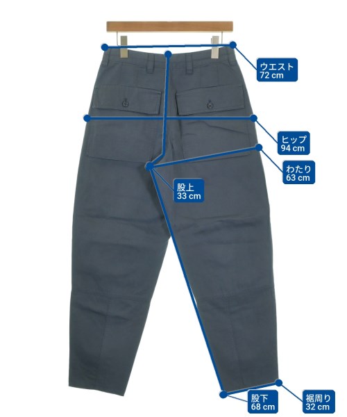 Acne Studios กางเกงมีกระเป๋าข้างกางเกง2-4 กระเป๋า