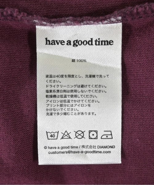 have a good time เสื้อยืด/เสื้อท็อปส์