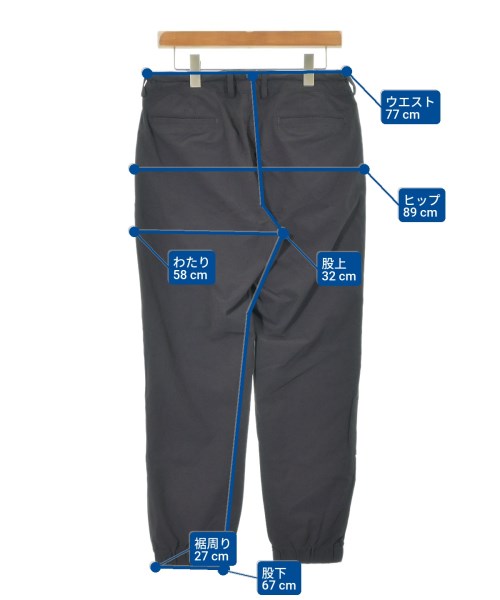 JIEDA กางเกงมีกระเป๋าข้างกางเกง2-4 กระเป๋า