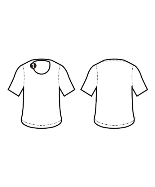 JIEDA เสื้อยืด/เสื้อท็อปส์