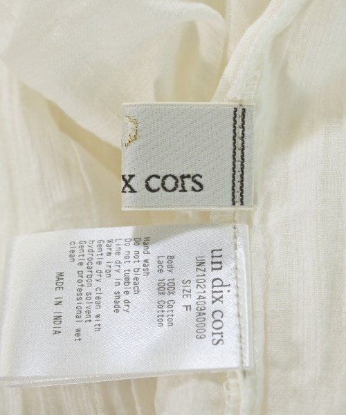 un dix cors เดรสที่เป็นเสื้อเชิ้ตตัวยาว