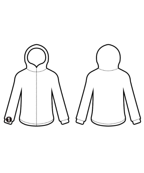 gelato pique HOMME เสื้อฮู้ด