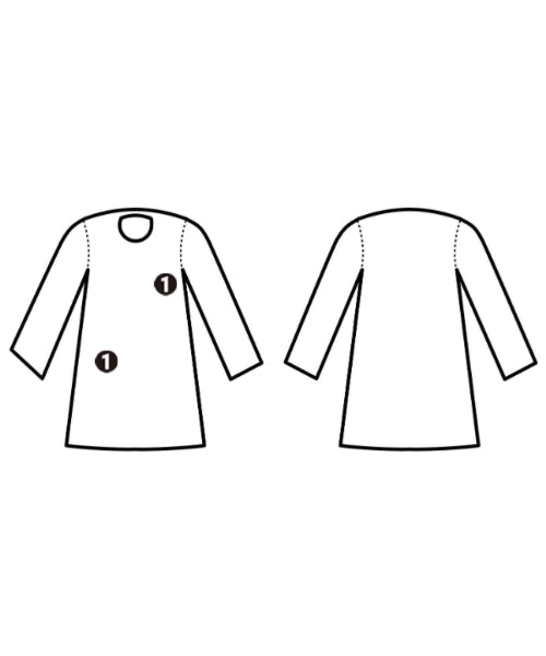 DES PRES เดรสที่เป็นเสื้อเชิ้ตตัวยาว