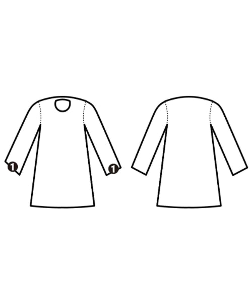 GALERIE VIE เดรสที่เป็นเสื้อเชิ้ตตัวยาว