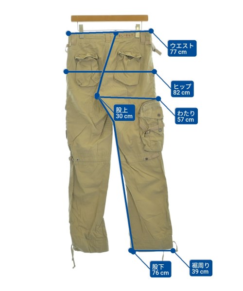 Polo Ralph Lauren กางเกงมีกระเป๋าข้างกางเกง2-4 กระเป๋า