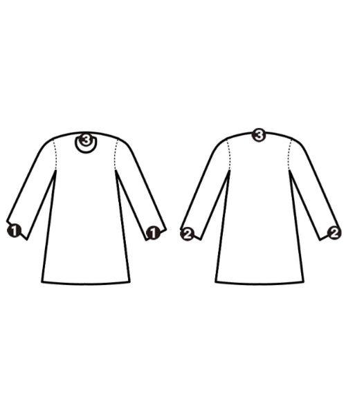 IENA เดรสที่เป็นเสื้อเชิ้ตตัวยาว