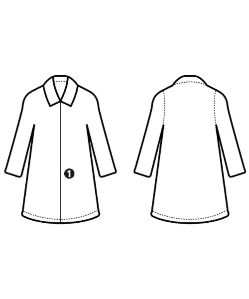 BURBERRY BLACK LABEL เสื้อคลุมคอปก Soutien
