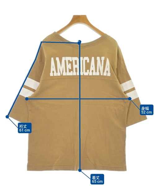 Americana เสื้อยืด/เสื้อท็อปส์