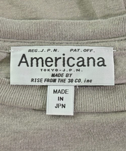 Americana เสื้อยืด/เสื้อท็อปส์