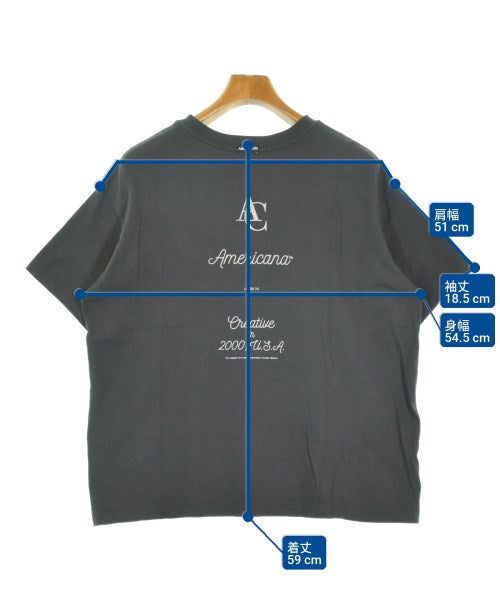 Americana เสื้อยืด/เสื้อท็อปส์