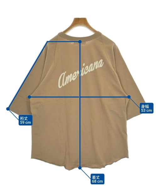 Americana เสื้อยืด/เสื้อท็อปส์