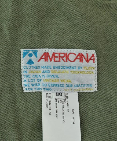 Americana กางเกงมีกระเป๋าข้างกางเกง2-4 กระเป๋า