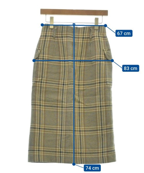 ESTNATION กระโปรงยาวถึงเข่า