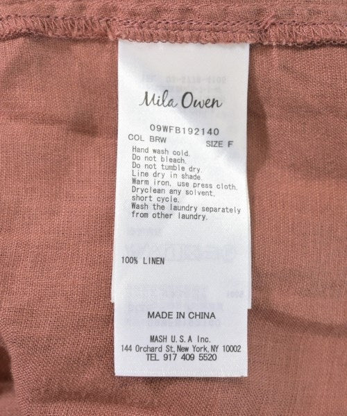 Mila Owen เดรสที่เป็นเสื้อเชิ้ตตัวยาว
