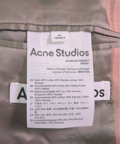 Acne Studios เสื้อโค้ทเชสเตอร์ฟิลด์
